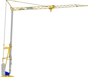 Potain HD 16 C Self Erecting Tower Crane Image