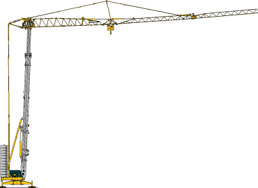 Potain Hup 32 27 Self Erecting Tower Crane Image