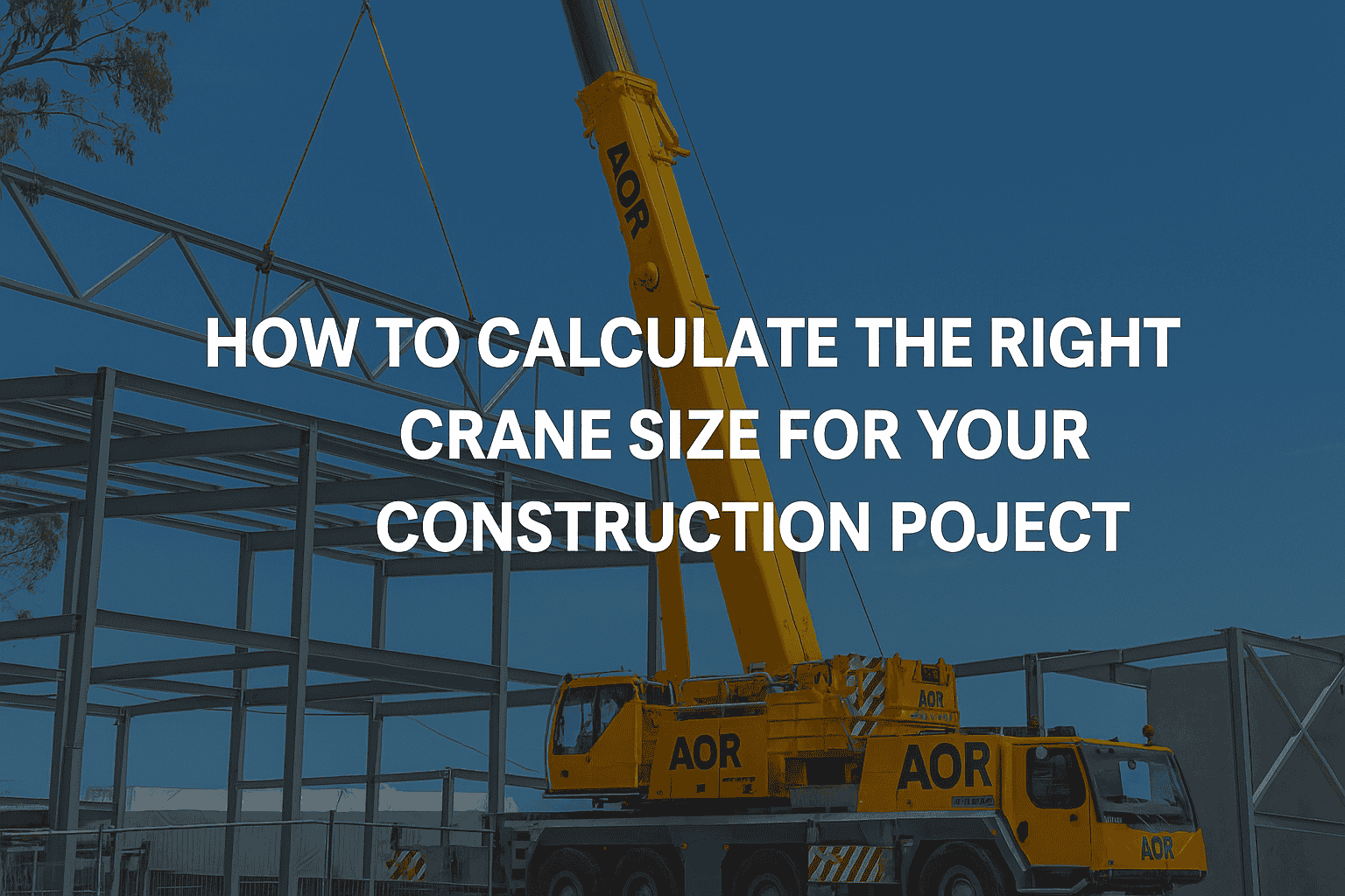 Crane size calculator 1